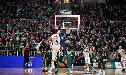 Το τρίποντο του Ρούντι που πάγωσε το ΟΑΚΑ στην κορυφή του Top 10 της regular season (video)