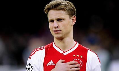 Αμφίβολος ο Ντε Γιονγκ για τον αγώνα Άγιαξ-Γιουβέντους