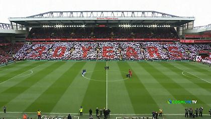 Ενός λεπτού σιγή στο Άνφιλντ για την επέτειο του Χίλσμπορο (video)