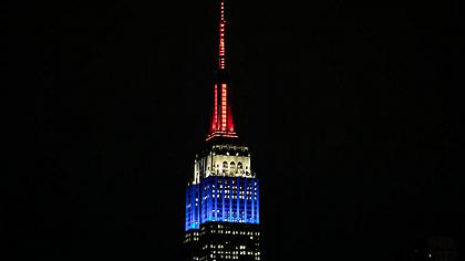 Στα χρώματα της Γαλλίας το Εmpire State Building