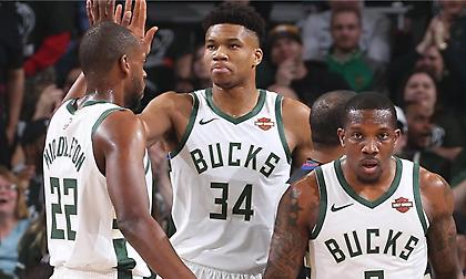 Χαλαρά το 2-0 οι Μπακς, σαρωτικός ο Γιάννης (vids)