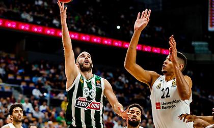 LIVE: Ρεάλ Μαδρίτης-Παναθηναϊκός 78-63 (Τελικό)