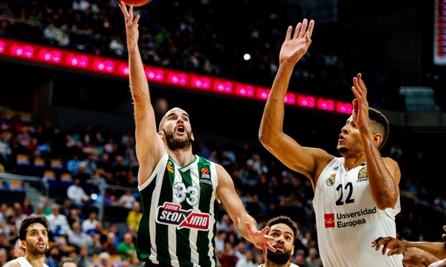 LIVE: Ρεάλ Μαδρίτης-Παναθηναϊκός 78-63 (Τελικό)