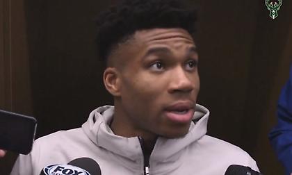 Αντετοκούνμπο: «Πρέπει να παίζεις παρά τον πόνο. Τα παιδιά τα κατάφεραν εξαιρετικά»