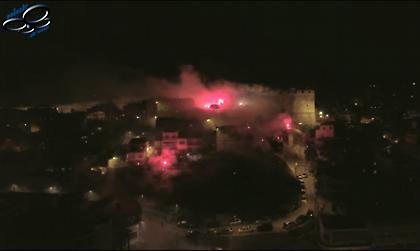 Το εντυπωσιακό πάρτι των οπαδών του ΠΑΟΚ (Drone)