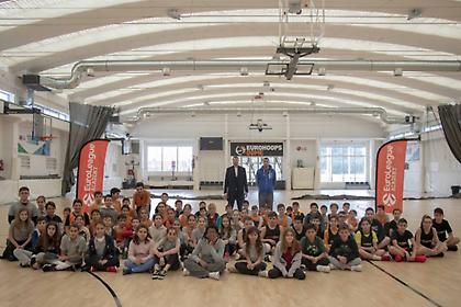 Η EuroLeague Academy παίζει μπάσκετ στο Eurohoops Dome! (pics)