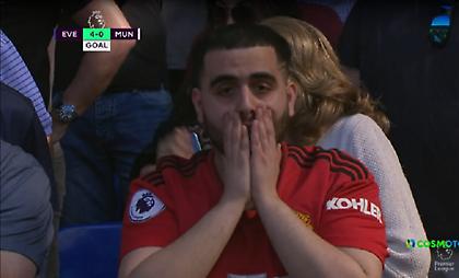 Οπαδός της Γιουνάιτεντ δεν μπορούσε να πιστέψει τι έβλεπε στα μάτια του (video)