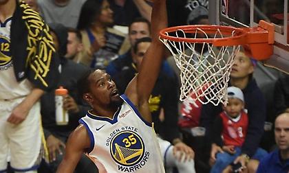 NBA playoffs: Ο Ντουράντ ξεπέρασε τον Ολάζουον και ανεβαίνει στη λίστα των σκόρερ! (video)