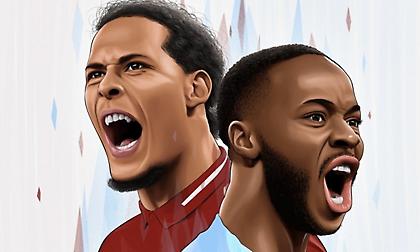 Φαβορί ο Στέρλινγκ, αλλά δεν αποκλείεται και Φαν Ντάικ!