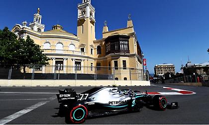 Μπότας… at the buzzer και pole position στο Μπακού!