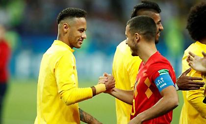 Νεϊμάρ: «Θα ήθελα να παίξω με τον Αζάρ»