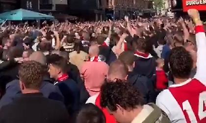 Έκαναν… απόβαση στην Αγγλία οι οπαδοί του Άγιαξ (video)