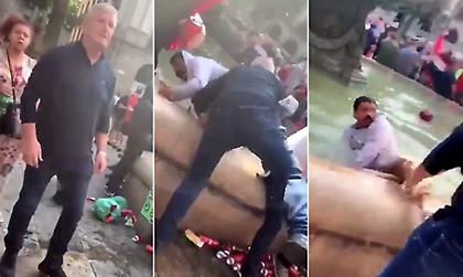 Επεισόδια στη Βαρκελώνη από οπαδούς της Λίβερπουλ (video)