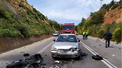 Νέα τραγωδία στην άσφαλτο της Κρήτης: Δύο νεκροί και μία γυναίκα σε σοβαρή κατάσταση