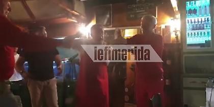 Ρώσος μεγιστάνας γλέντησε «ελληνικά» στη Σύμη - Έσπασε πιάτα (video)