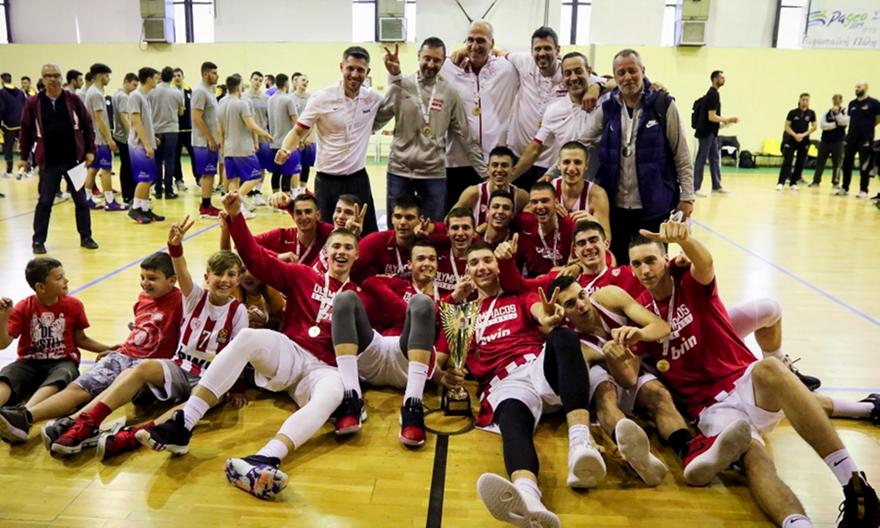 Back to back πρωταθλητές οι Έφηβοι του Ολυμπιακού!