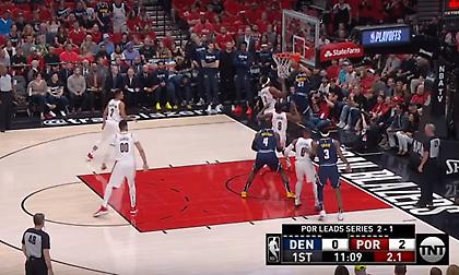 Ο Μάρεϊ το’ βαλε… πίσω από το καλάθι (video)