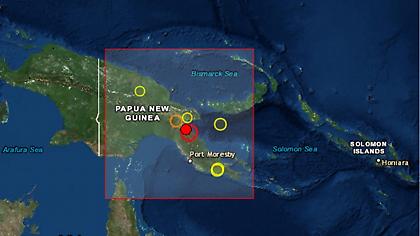 Ισχυρός σεισμός 7,2 ρίχτερ κοντά στην Παπούα Νέα Γουινέα