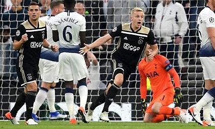 Άγιαξ και Τότεναμ για μια θέση στον τελικό της Μαδρίτης