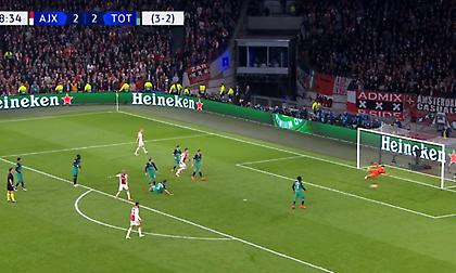 Το δοκάρι του Άγιαξ (video)