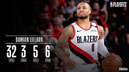 Η ηγετική εμφάνιση του Λίλαρντ στο Game 6 (video)