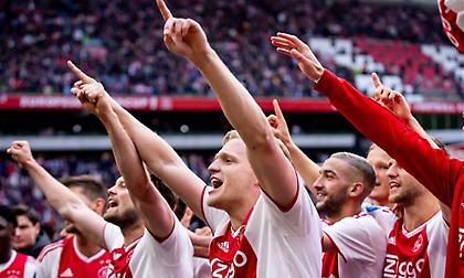 Οι έξαλλοι πανηγυρισμοί των παικτών του Άγιαξ (video)