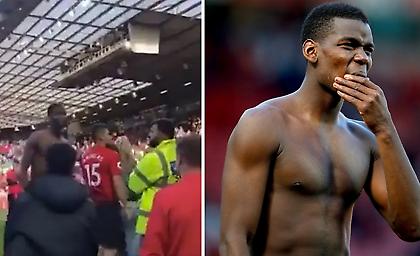 «Κράξιμο» σε Πογκμπά από οπαδούς της Γιουνάιτεντ (video)