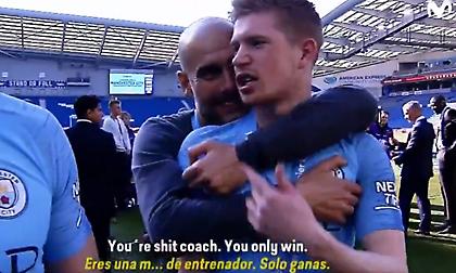 Ντε Μπρόινε σε Γκουαρντιόλα: «Είσαι σκ@@α προπονητής!» (video)