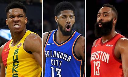 Στους φιναλίστ για το βραβείο MVP ο Αντετοκούνμπο