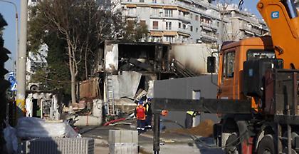 Μικρής έκτασης φωτιά σε εργοτάξιο του μετρό Θεσσαλονίκης