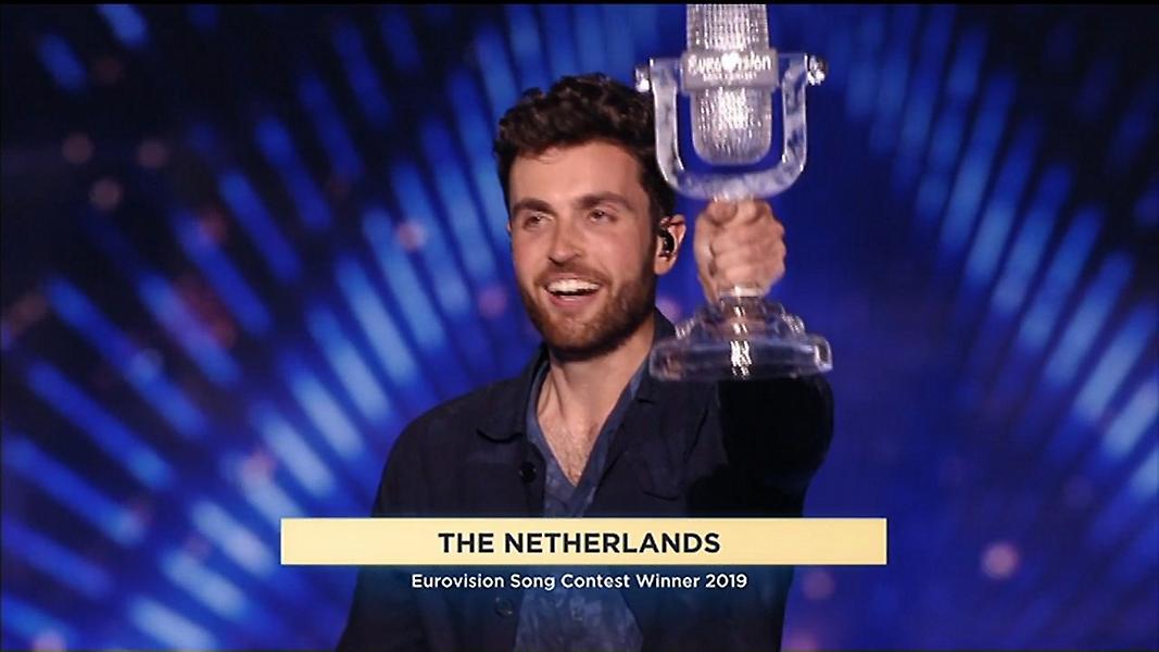 Eurovision 2019: Η στιγμή της ανακοίνωσης της νίκης της Ολλανδίας (video)