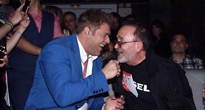 Ο Σταμάτης Γονίδης διασκέδασε με Χρήστο Χολίδη στο Frangelico