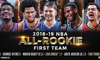 Με Ντόντσιτς η κορυφαία πεντάδα των ρούκι στο ΝΒΑ!