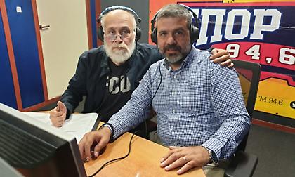 Ο υποψήφιος δημοτικός σύμβουλος με τον «Πειραιά Νικητή», Μύρων Σπιθάκης στον ΣΠΟΡ FM 94,6