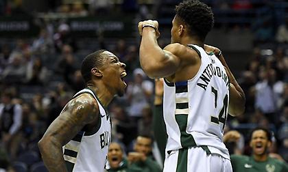 Στην κορυφαία αμυντική πεντάδα της σεζόν ο Αντετοκούνμπο!