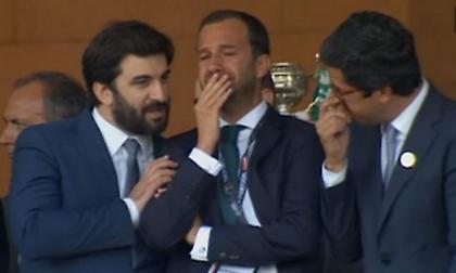 Δάκρυσε ο πρόεδρος της Σπόρτινγκ Λισσαβόνας για την κούπα! (pics)