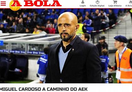 A Bola: «Στο δρόμο για την ΑΕΚ ο Καρντόσο»