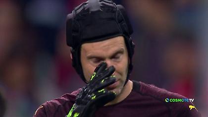 Τα δάκρυα του Πετρ Τσεχ (video)