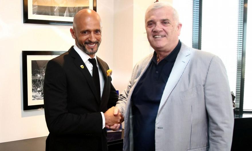 Στιγμές από την παρουσίαση του Καρντόσο ως προπονητή της ΑΕΚ (pics)