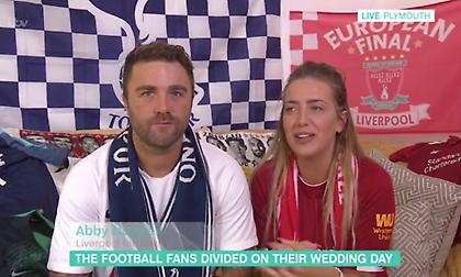 Φίλη της Λίβερπουλ και οπαδός της Τότεναμ θα παίζουν τον τελικό στο γάμο τους