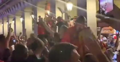 Απίθανη ατμόσφαιρα από τους οπαδούς της Λίβερπουλ στη Μαδρίτη (video)