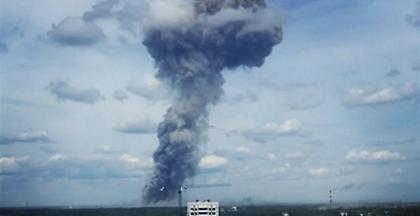 Ρωσία: Τεράστιας ισχύος εκρήξεις σε εργοστάσιο κατασκευής εκρηκτικών υλών