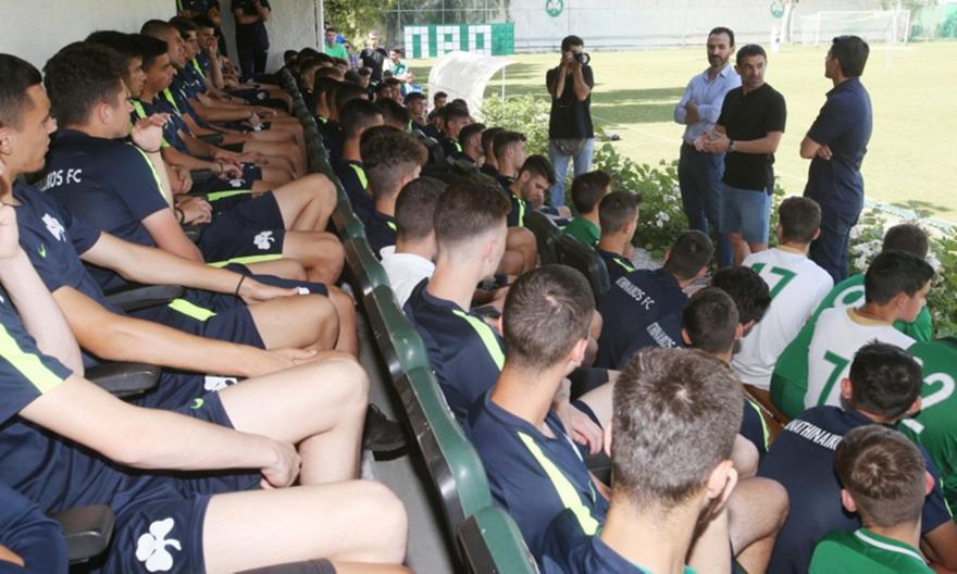 Η ομιλία του Καραγκούνη στην ακαδημία του Παναθηναϊκού (video)