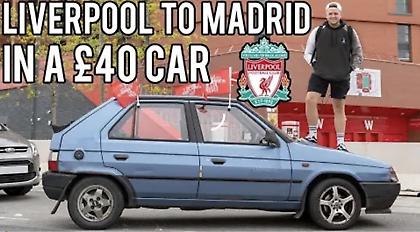 Ήρωας ο οπαδός της Λίβερπουλ, πήγε στον τελικό και γύρισε στην Αγγλία με αυτοκίνητο 40 λιρών! (vid)