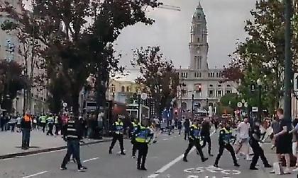 Επεισόδια Άγγλων οπαδών στο Οπόρτο (video)