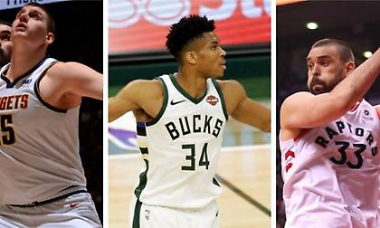 NBA Playoffs: Γιάννης, Γιόκιτς & Γκασόλ… κυρίαρχοι στα ριμπάουντ! (πίνακες)