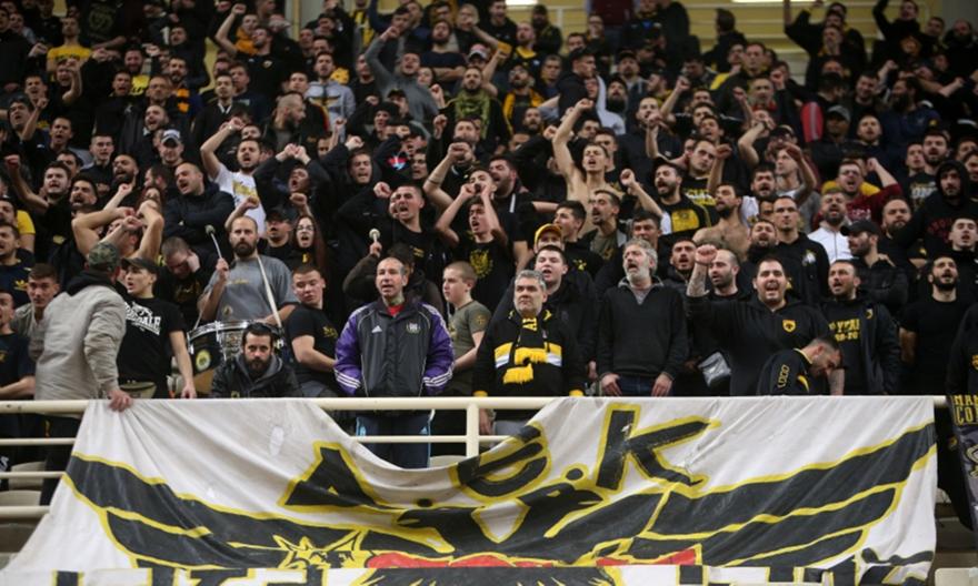 Χωρίς κόσμο στο Περιστέρι η ΑΕΚ