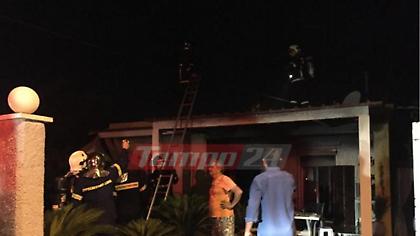 Πάτρα: Μονοκατοικία κάηκε ολοσχερώς στην περιοχή του Ακταίου