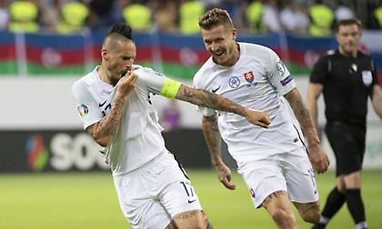 Με πεντάρα πέρασαν οι Σλοβάκοι από το Μπακού