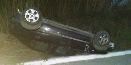 Αγιο είχε οδηγός στη Κρήτη – Τούμπαρε το αυτοκίνητό και δεν έπαθε τίποτα